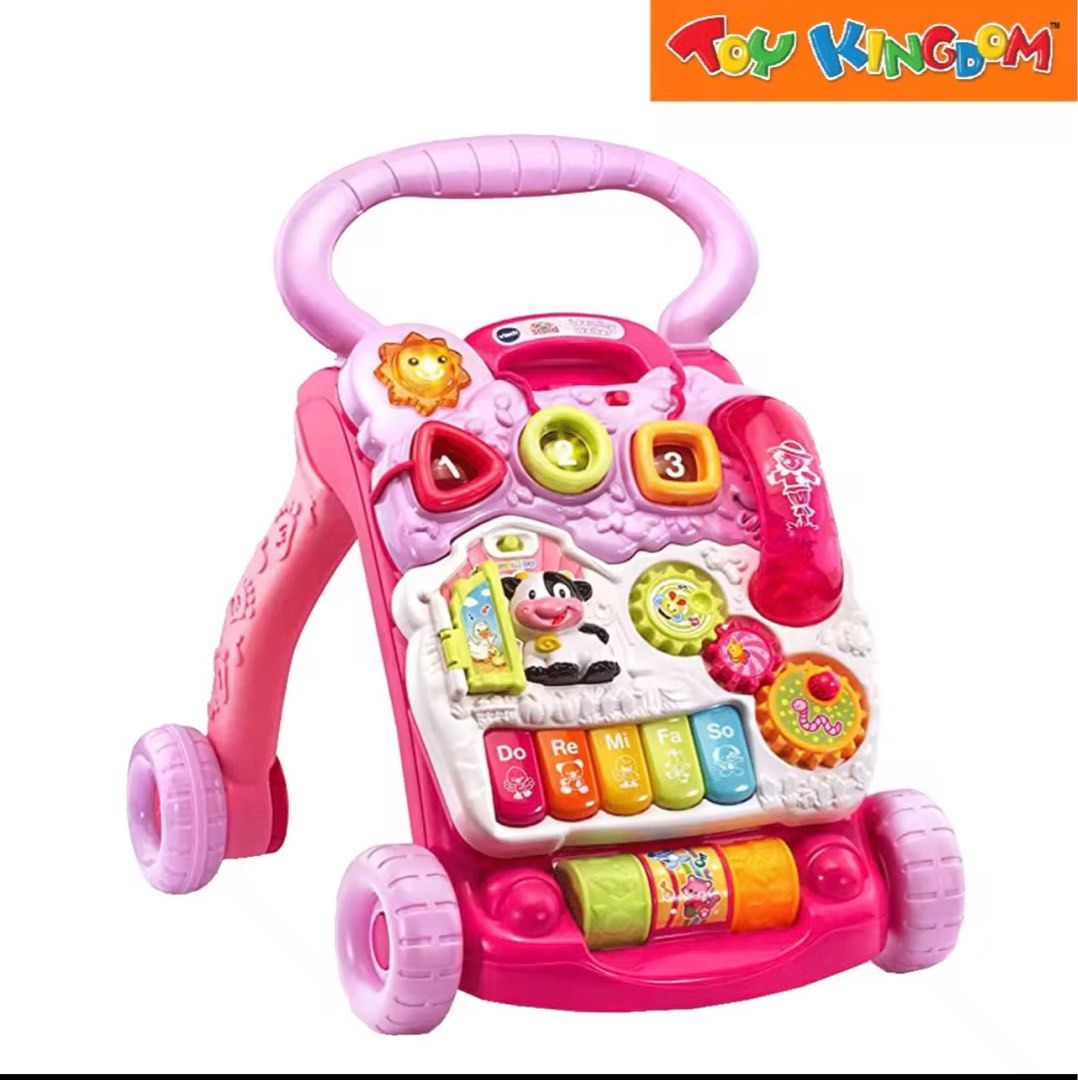 VTech Sit-to-Stand Learning Walker (Category: Infant Playtime) located in Quezon City. Submitted by caitlynmaycloset (Listing ID 1217130845, Image 3). Description: ‼️FOR SALE‼️ VTech Sit-to-Stand Learning Walker ✅ SRP: Php3,399 ✅ Like new, used twice (baby was already walking when she received it as a gift) *Toy Kingdom photos included are for reference 📍Quezon City 💰MOP: GCash/EastWest/BPI 🏍 Self pick-up or delivery (SF c/o buyer) via Grab/La