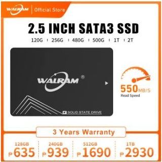 Walram SSD 60GB 120GB 128GB 240GB 256GB 500GB 512GB 1TB 2TB SATAIII