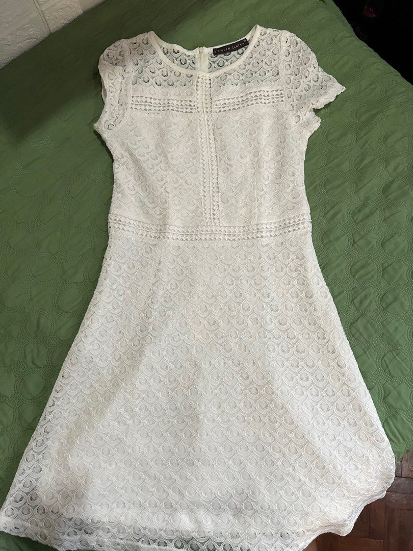 white dress for communion First Communion Gown with Sequins 7