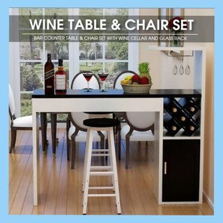 WINE TABLE AND CHAIRS