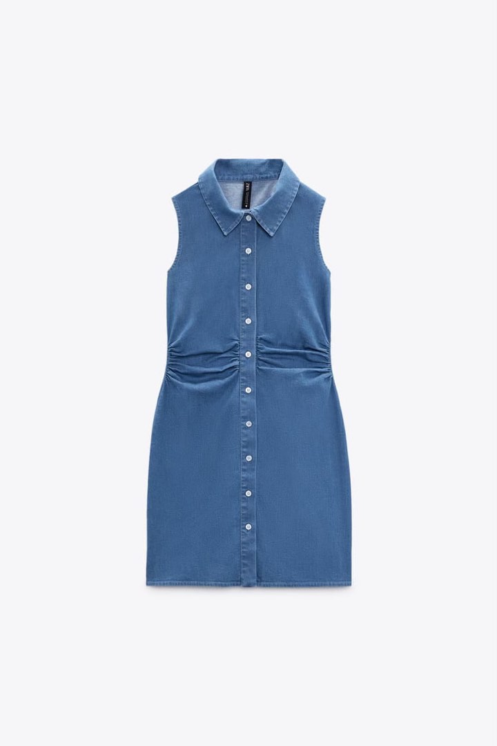 Zara Denim Dress on Carousell