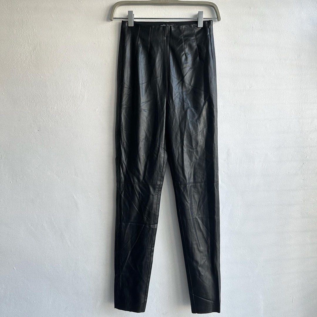 Zara Faux Leather Skinny Pants