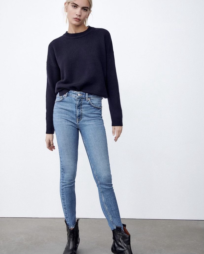 ZARA VINTAGE SKINNY JEANS WITH TAG Women s Fashion Bottoms Jeans on Carousell