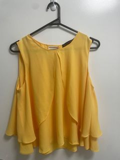Zara yellow tops