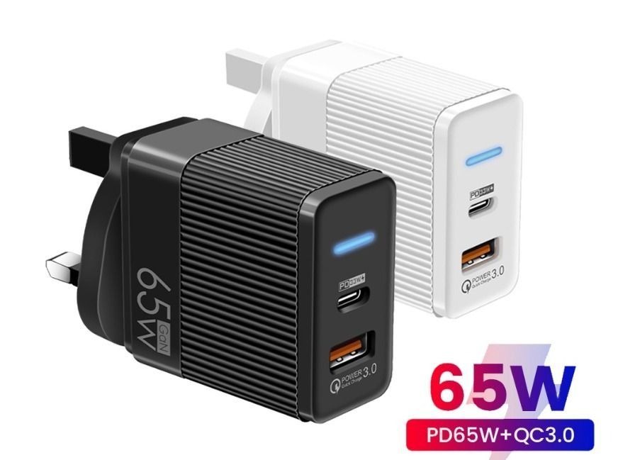 (1 MONTH WARRANTY) SUMATO 65W GaN Fast Charger Laptop or Mobile Tablet