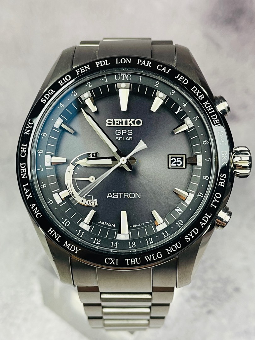 211489) Seiko Astron GPS Solar Watch Ref SBXN085 Circa 2018, Luxury,  Watches on Carousell