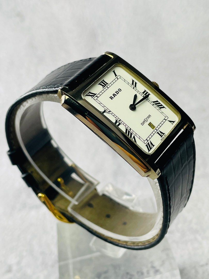 Rado rectangular men's watch shop