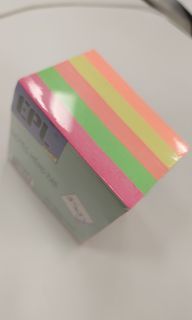 3" by 3" memo post it note (5 colours a pack)