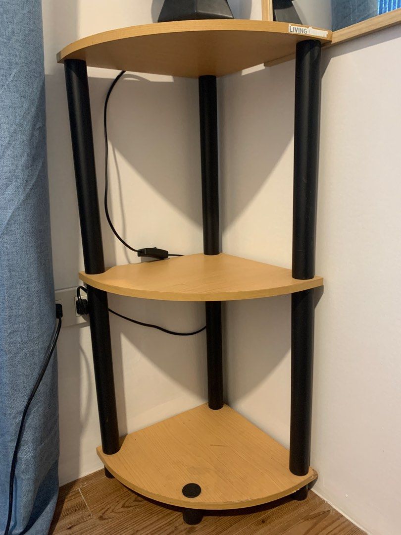 3 Layers Corner Rack Living Gallery on Carousell