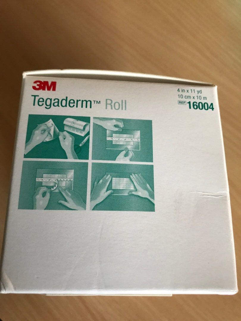 3M Tegaderm 16004 10cm x 10m, Health & Nutrition, Medical Supplies