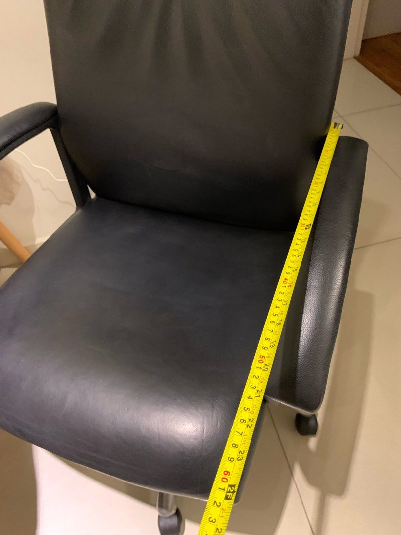 80 New, Highquality Leather Chair, Furniture & Home Living, Furniture