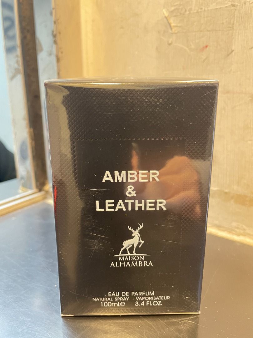 lattafa alhambra amber & leather