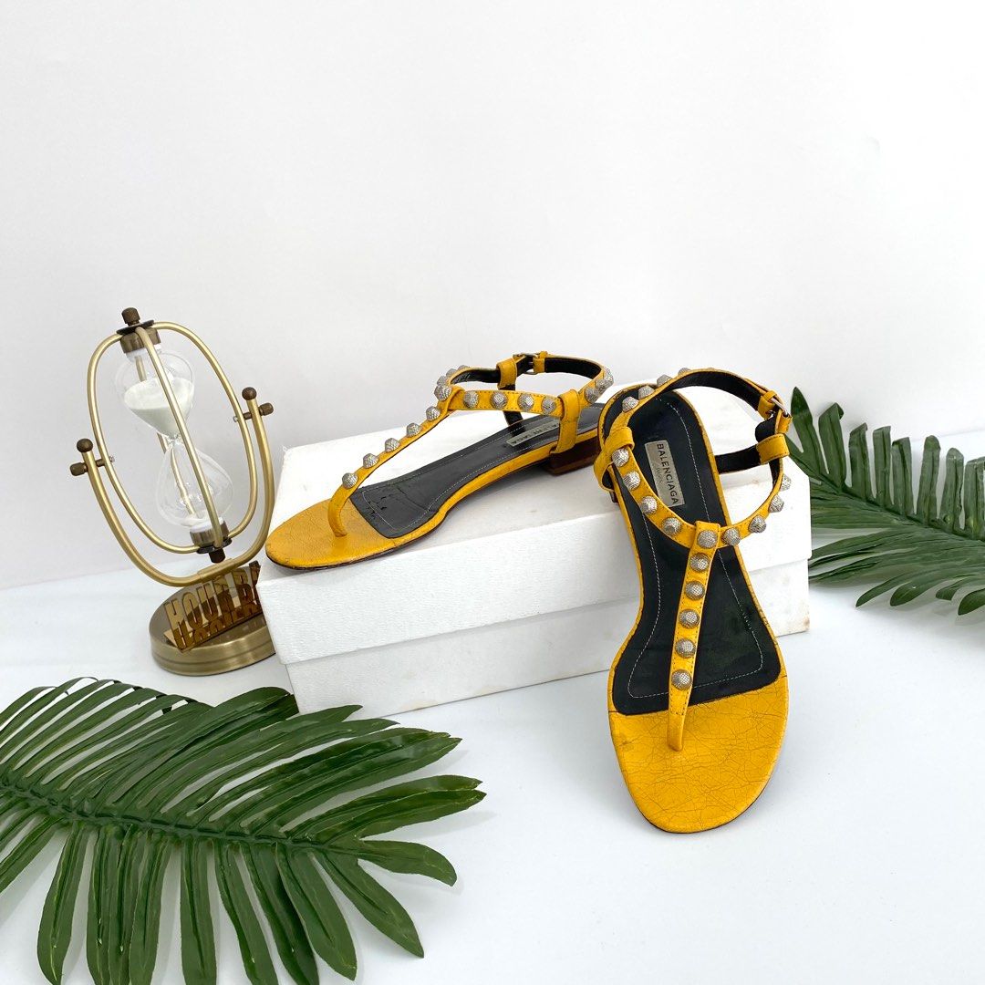 Balenciaga sandals sale womens yellow