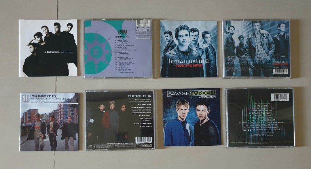 A1 In The Picture, Backstreet Boys Millennium,Greatest Hits,Unbreakable, Black & Blue,Home
