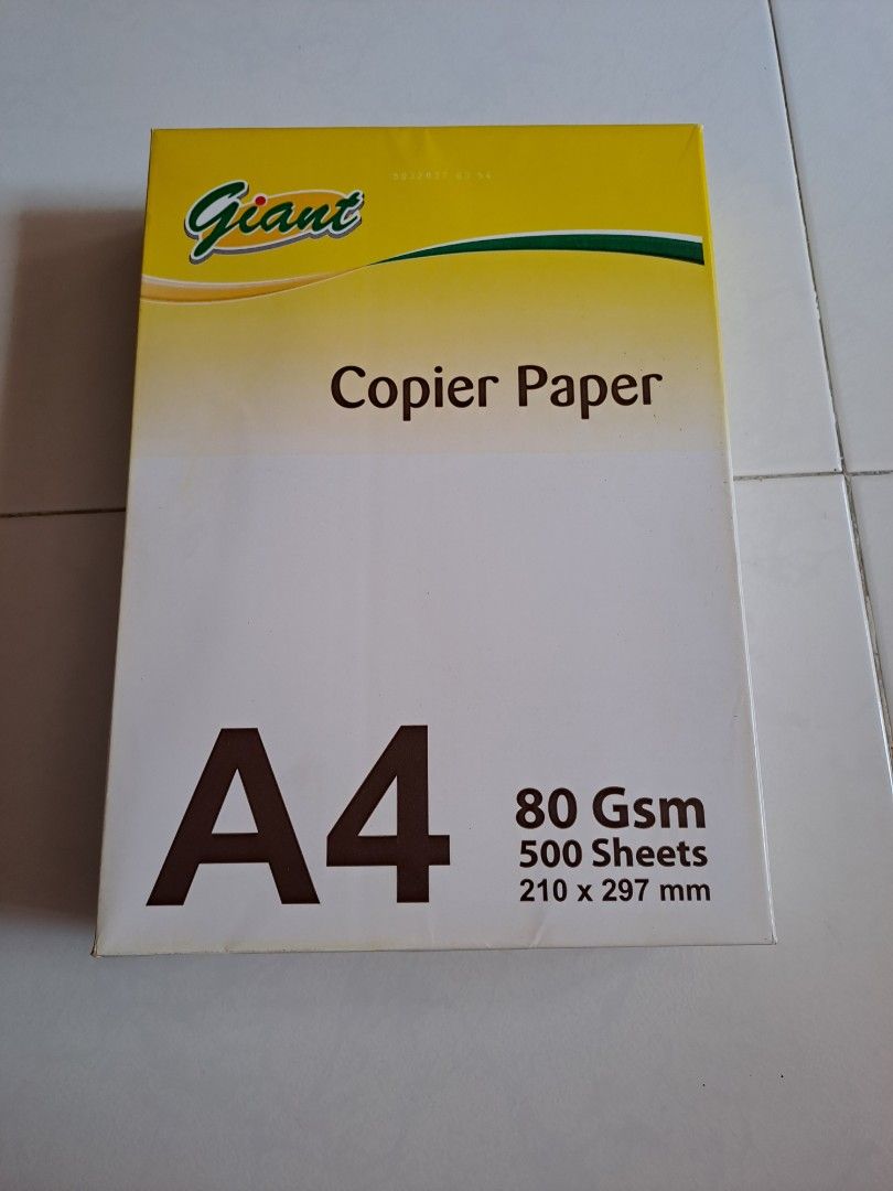 A4 copier paper 80 gsm 3, Hobbies & Toys, Stationery & Craft, Stationery & School Supplies on