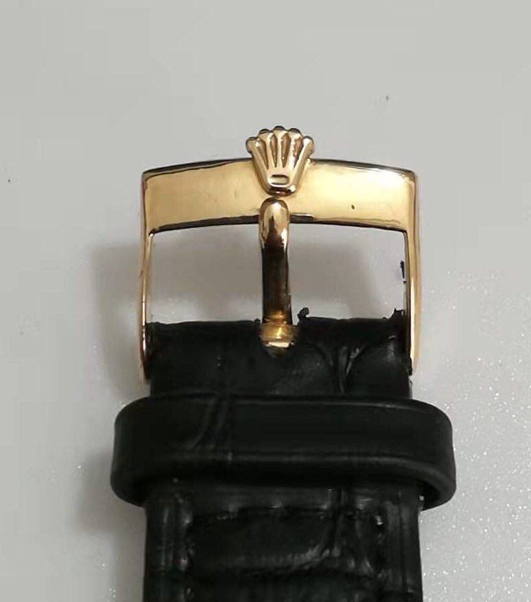 Aftermarket Rolex 18K Yellow Gold 750 Watch Tang Buckle 15mm Band