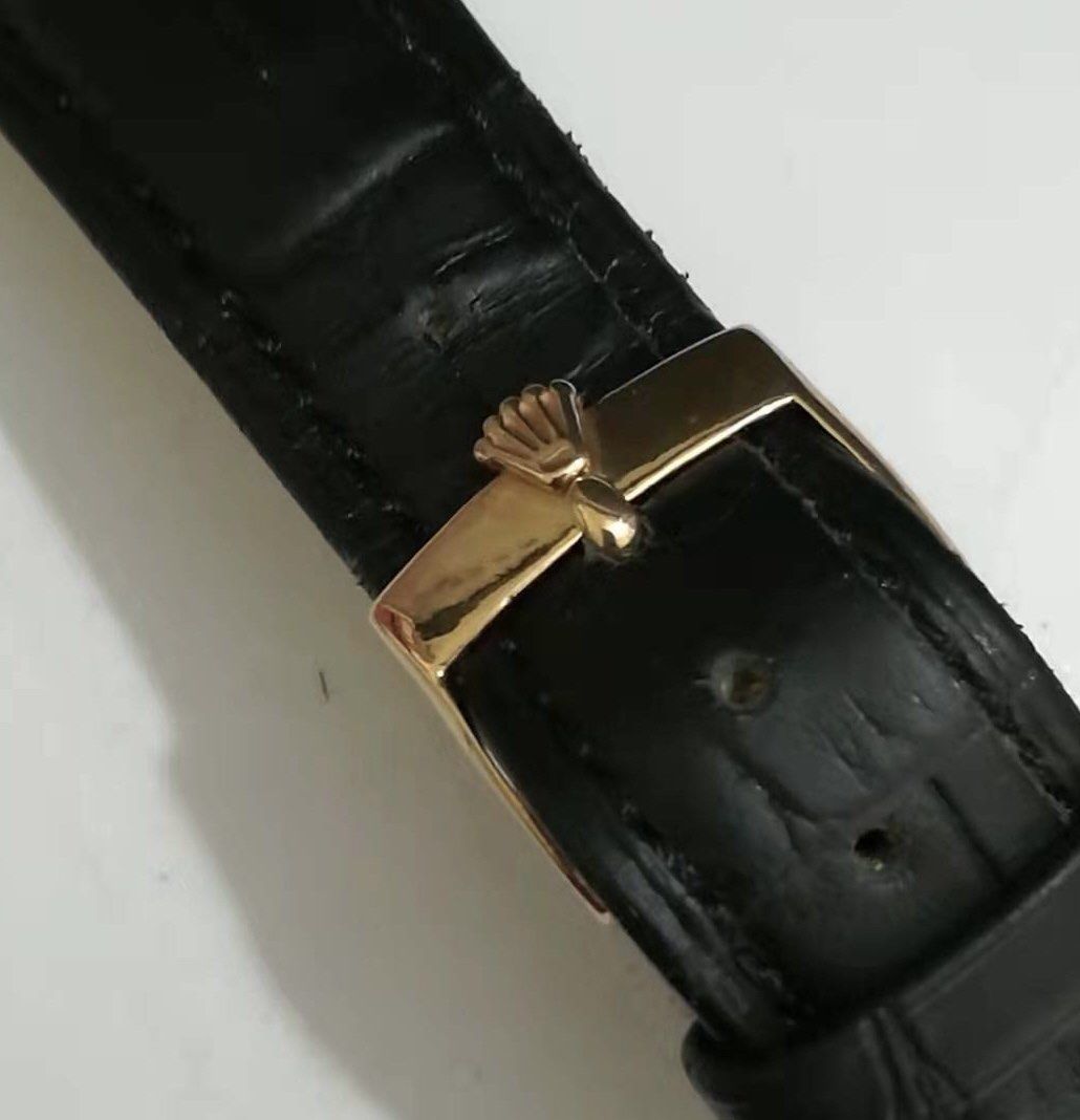 Aftermarket Rolex 18K Yellow Gold 750 Watch Tang Buckle 15mm Band