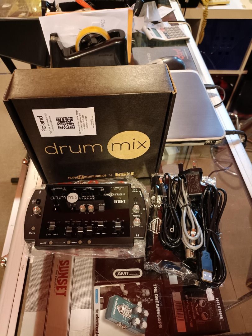 Alpha Drumworks Drum Mix drum mixer live streaming set live stream mixer audio interface mixer