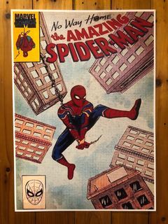 Amazing Of Spider-Man Retro Vintage Classic Cartoon Poster
