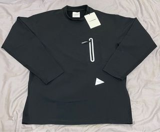 And Wander Hybrid Warm Pocket 長袖 T  XXL 山系 outdoor