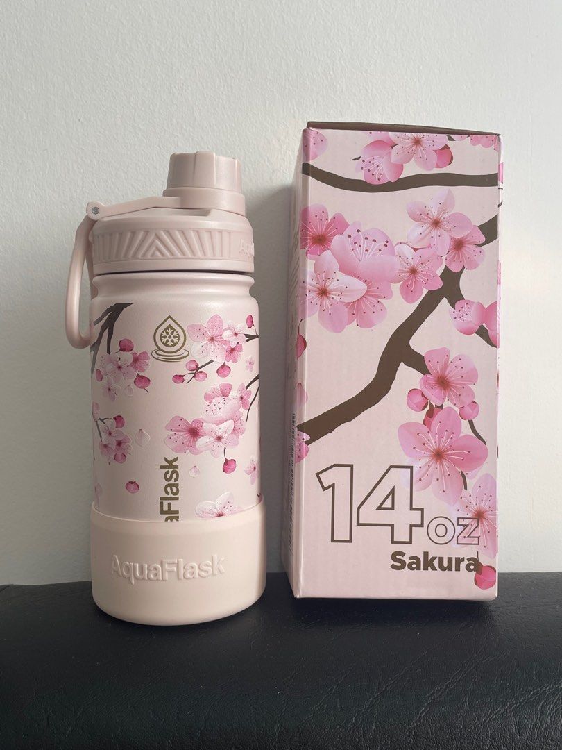 Aquaflask Limited Edition Sakura Cherry Blossoms 14oz Food And Drinks Other Food And Drinks On