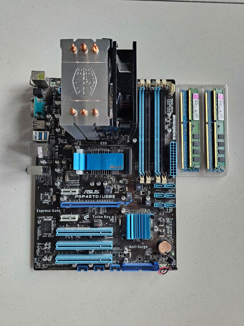 CPU System Asus Motherboard + Intel Processor + Kingston RAM