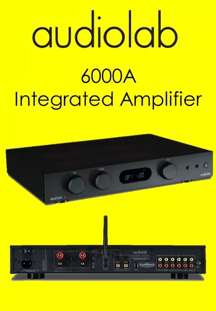 Audiolab 6000A Stereo Amplifier (black), Audio, Soundbars, Speakers ...