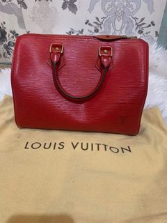Louis Vuitton Handbag Epi Speedy 25 M43015 Toledo Blue Auction