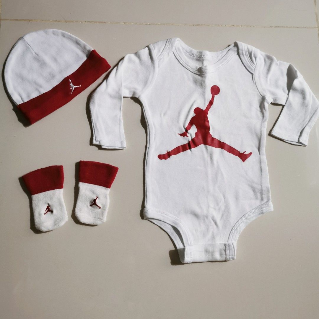 Baby boy jordan on sale romper