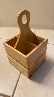 Bamboo Cutlery Holder / utensil holder