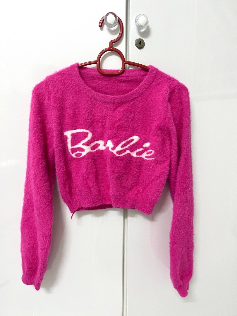 Barbie long outlet sleeve crop top