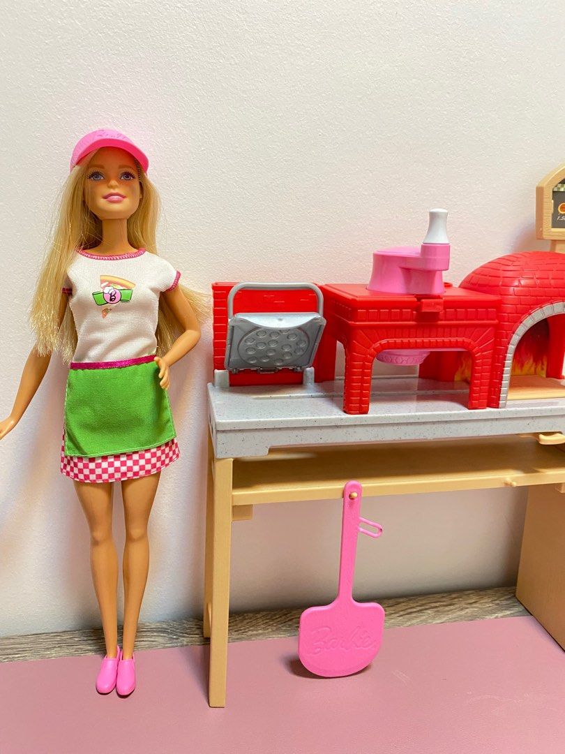Barbie top pizza set