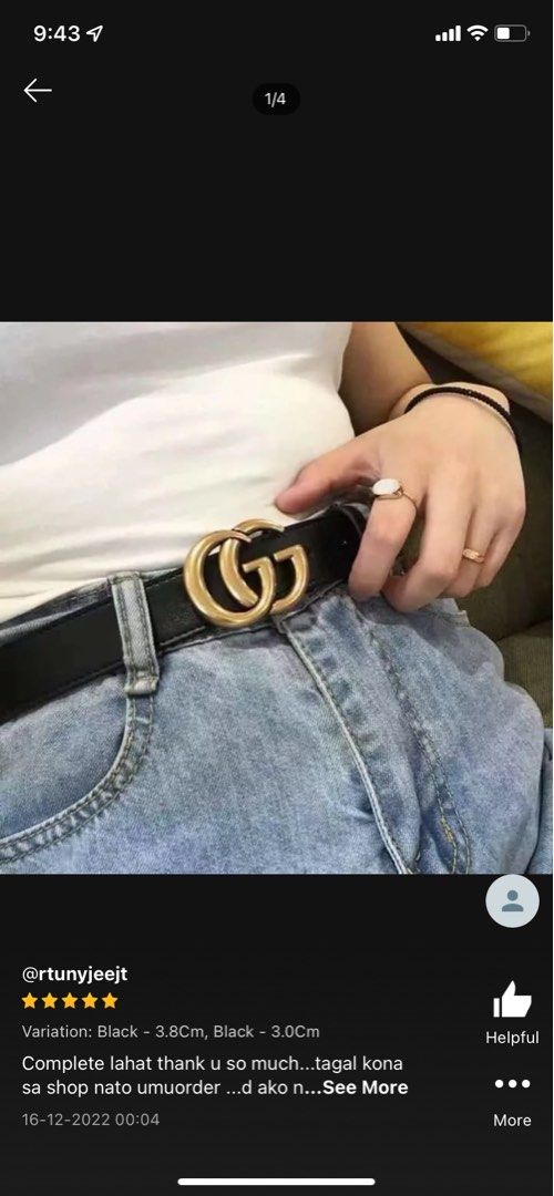 Belt C Korean Fashion Women Lady s Belts Leather Metal Buckle