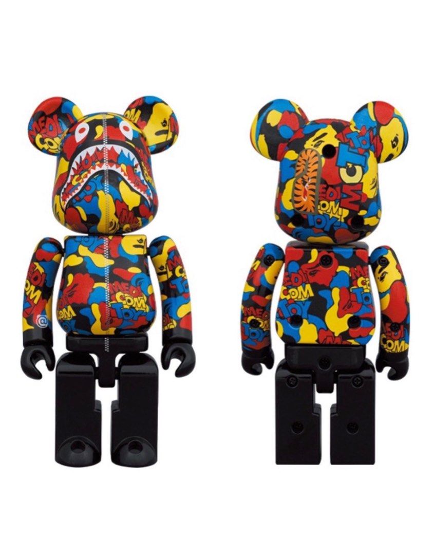 BE@RBRICK 超合金MEDICOM TOY CAMO SHARK 日版Japan version, 興趣及