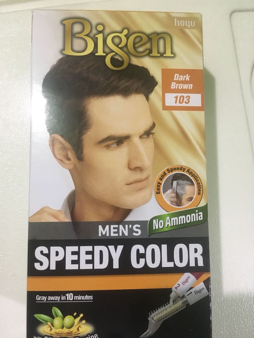 Bigen Men' Speedy Color (Dark Brown), Beauty & Personal Care, Hair on Carousell Bigen Men' Speedy Color (Dark Brown), Beauty & Personal Care, Hair on Carousell
