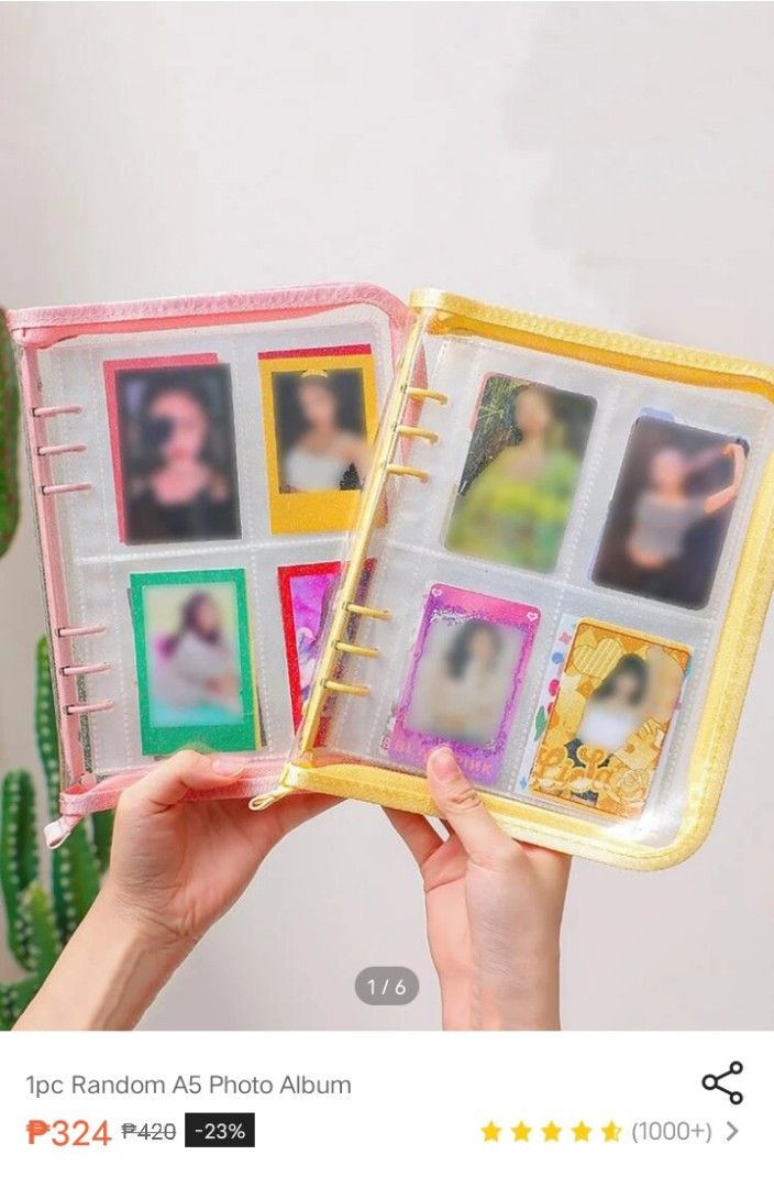 BINDER W/ SLEEVES (PIC FROM SHEIN) on Carousell