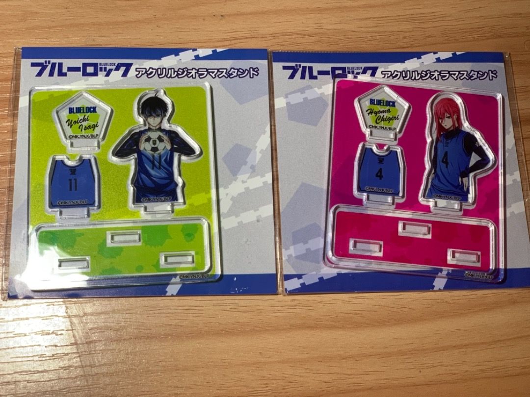 Blue lock chigiri and isagi mini stand, Hobbies & Toys, Memorabilia ...