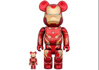 BN Ironman Bearbrick / Be@rbrick 400% + 100%