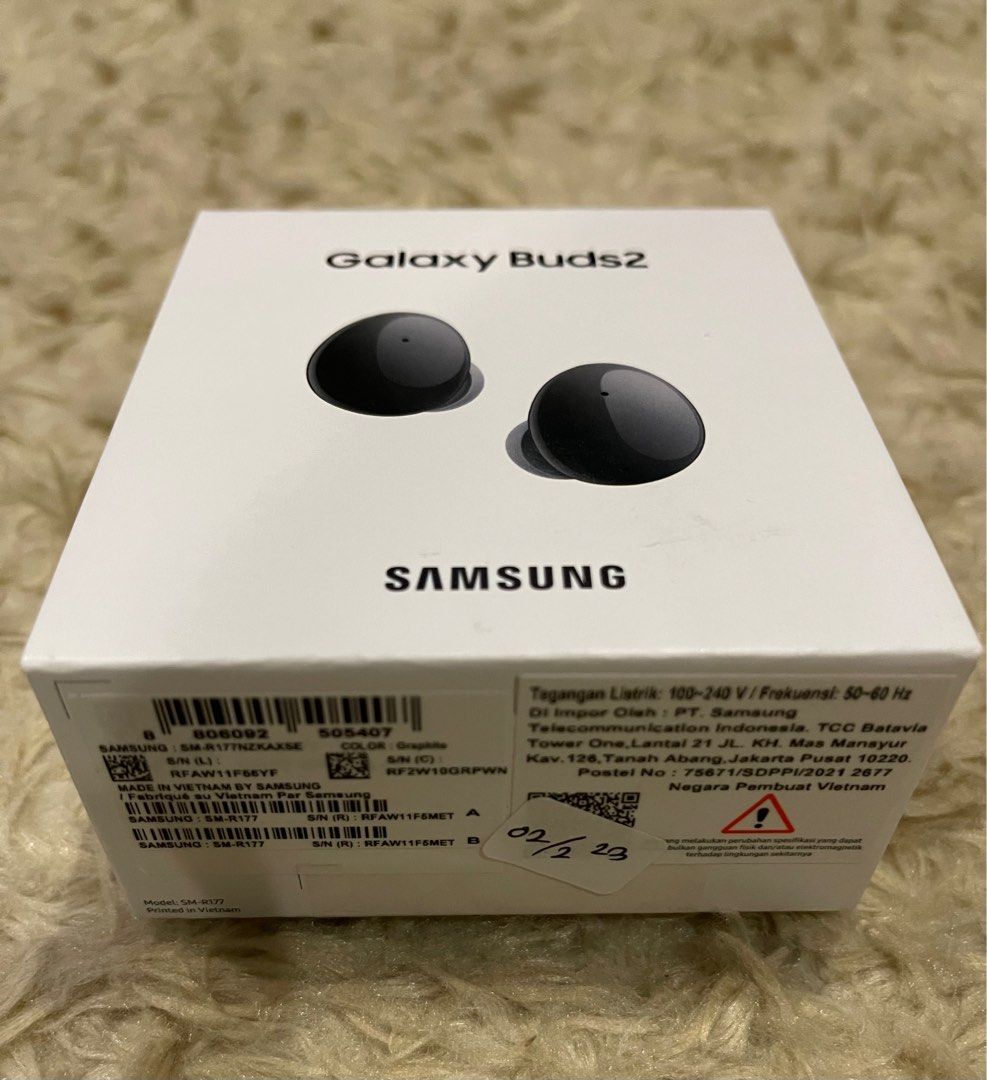 BNIB Samsung Galaxy Buds Graphite (Black), Elektronik, Audio di Carousell