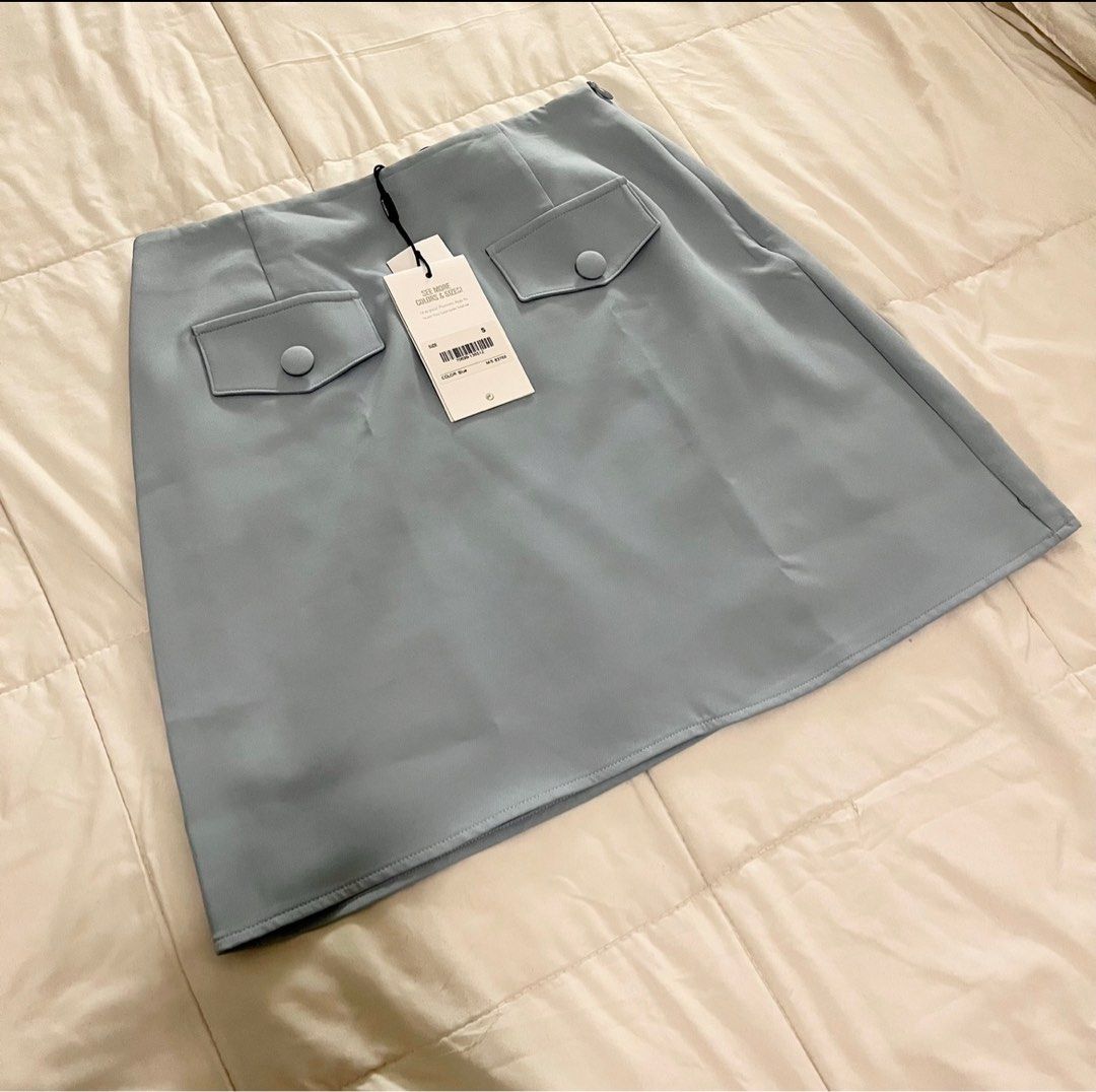 Brand New POMELO Light Blue Matching Coord Set on Carousell