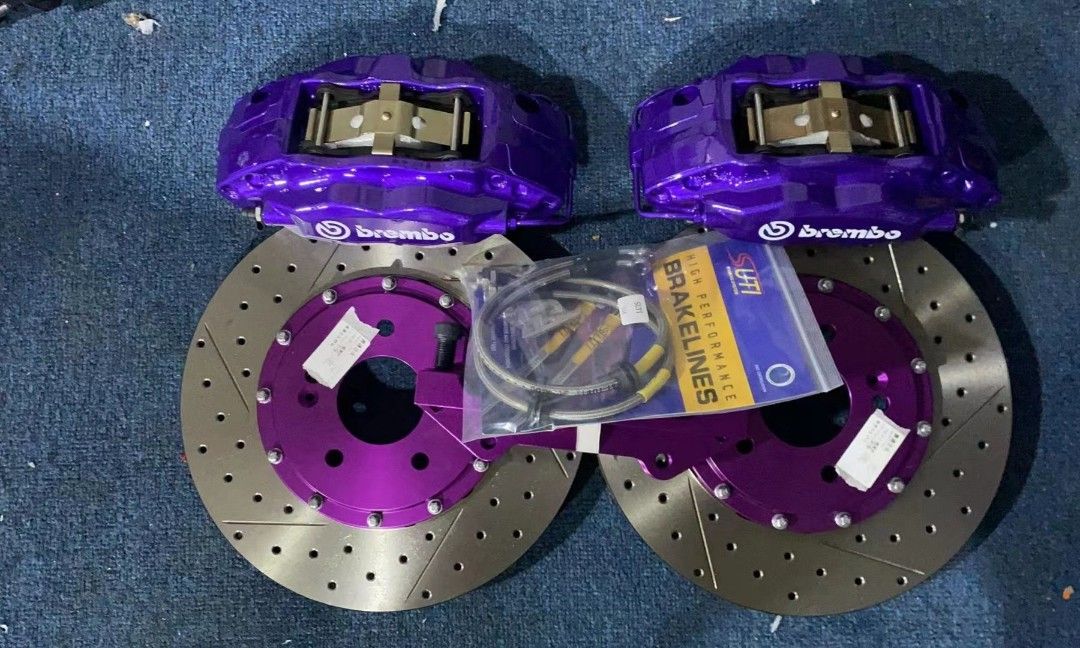 Jeu De Plaquettes De Frein Avant Ferrari F40 F50 Brembo - Référence OEM 148983, Occasion Avec Usure