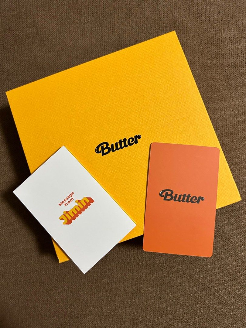 BTS Butter Album Jimin PC (Category: K-Wave Merchandise) located in Pasig City. Submitted by shopmaycab (Listing ID 1217260901, Image 2). Description: .