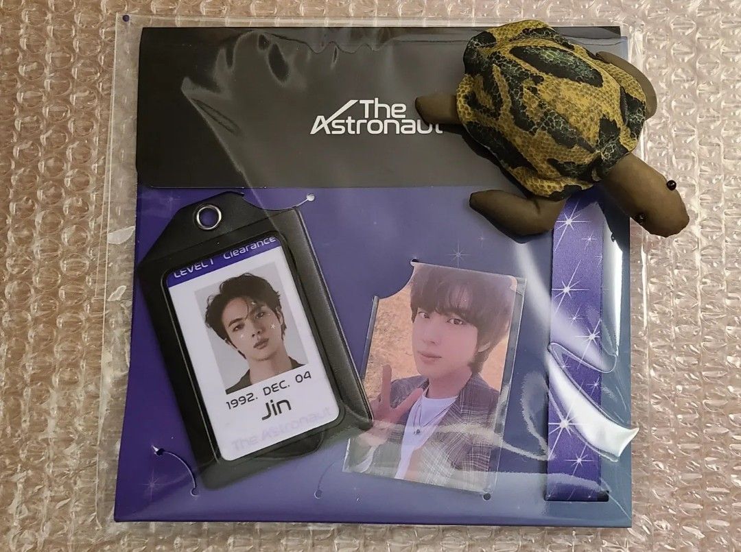 BTS Jin The Astronaut album & ID card holder set, 興趣及遊戲, 收藏