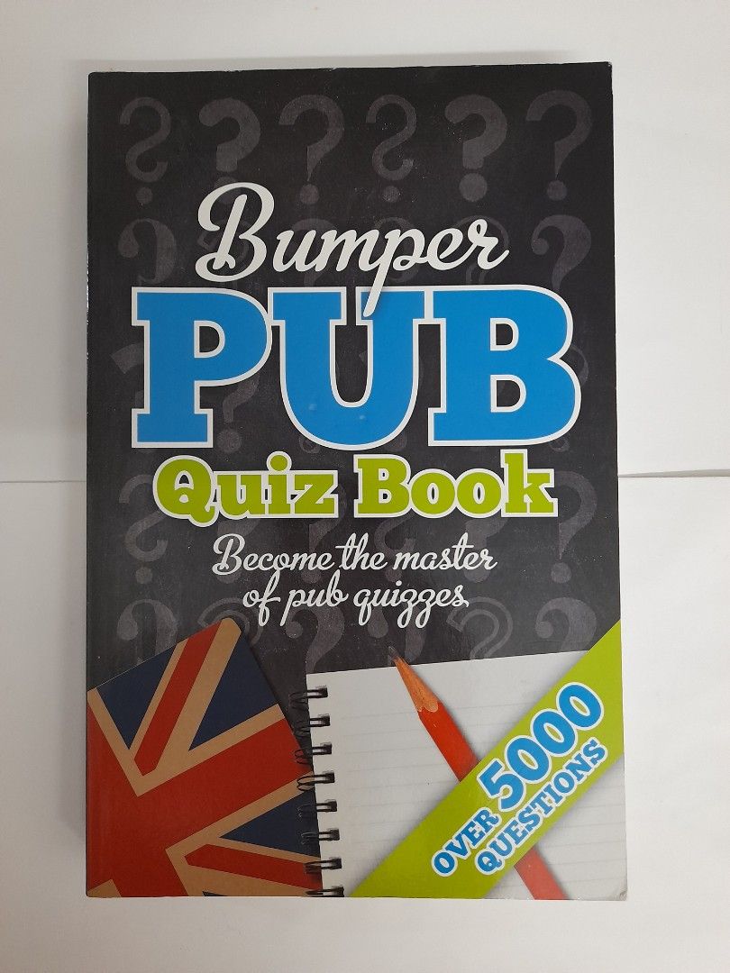 Bumpers Pub Quiz Book, Hobbies & Toys, Books & Magazines, Assessment