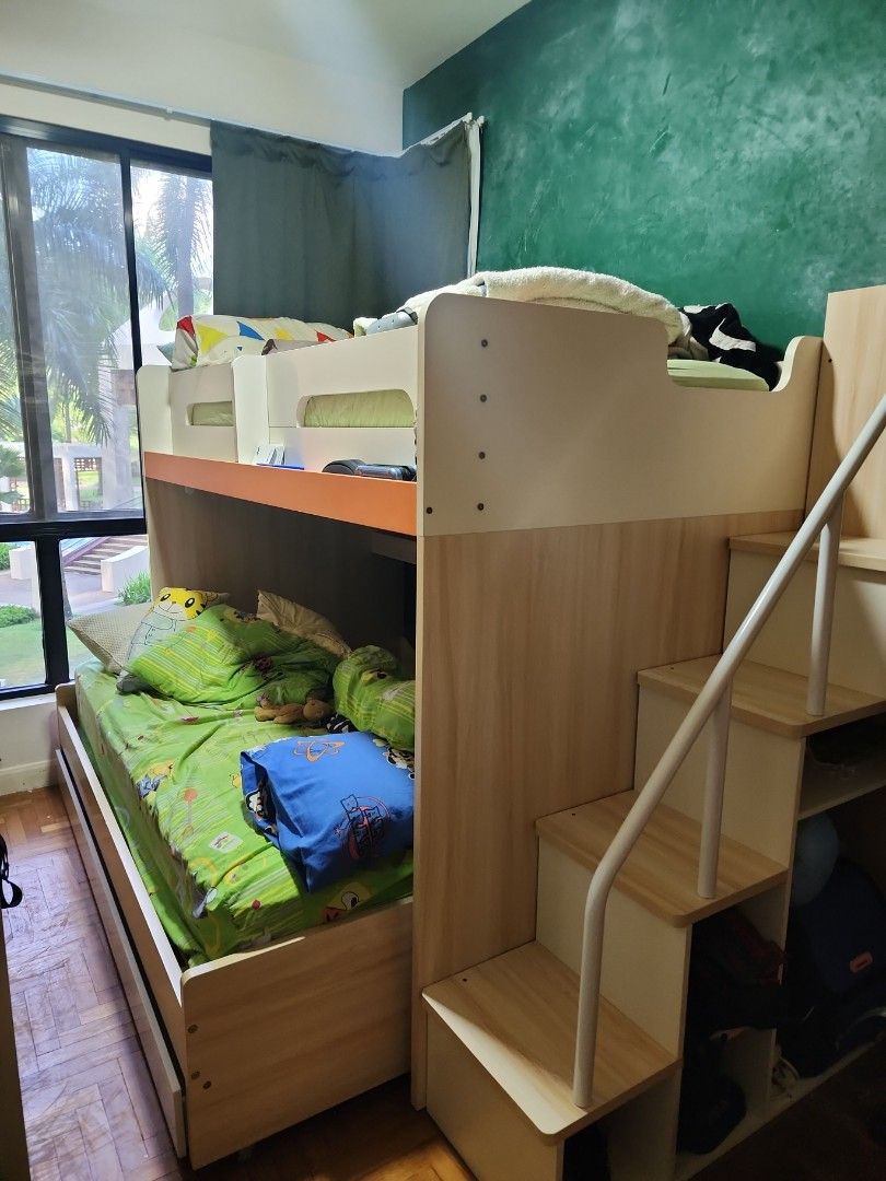 Bunk Bed With Storage Steps Furniture Home Living Furniture Bed bunk-bed-with-storage-steps-furniture-home-living-furniture-bed