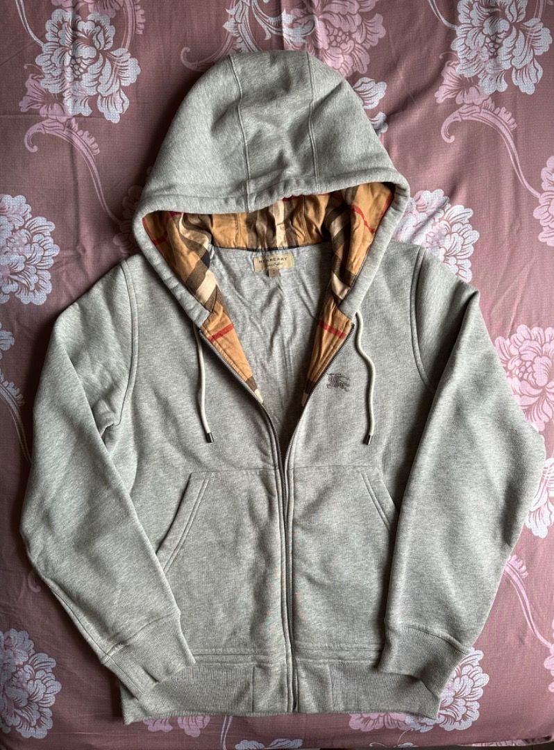 Burberry Hoodie, Men's Fashion, Coats, Jackets and Outerwear on Carousell