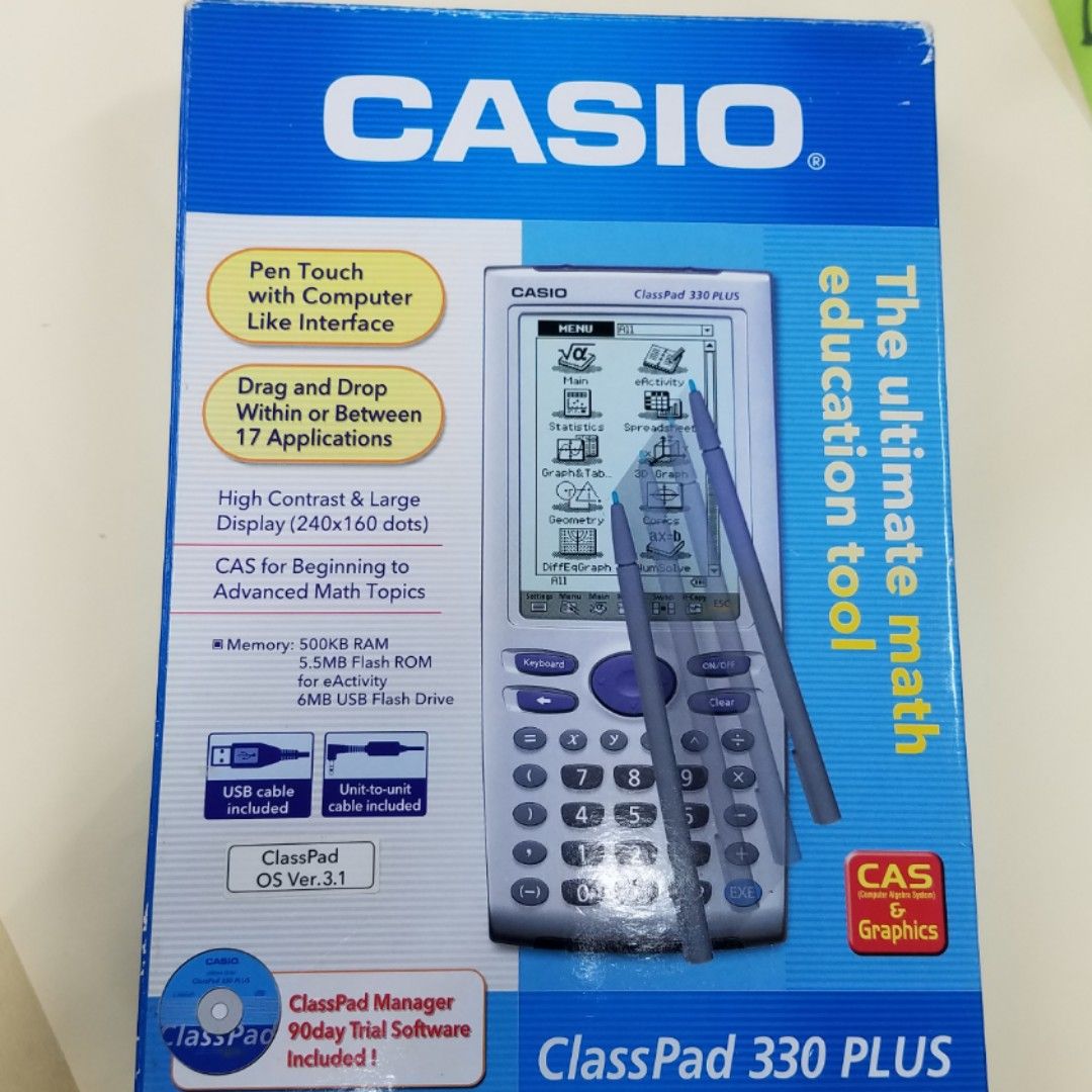 Casio Class Pad 330 plus, 電腦＆科技, 商務用科技產品 Carousell