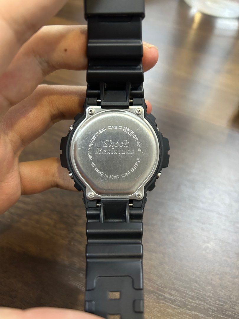 Casio g shock dw 6900 st steel back new arrivals