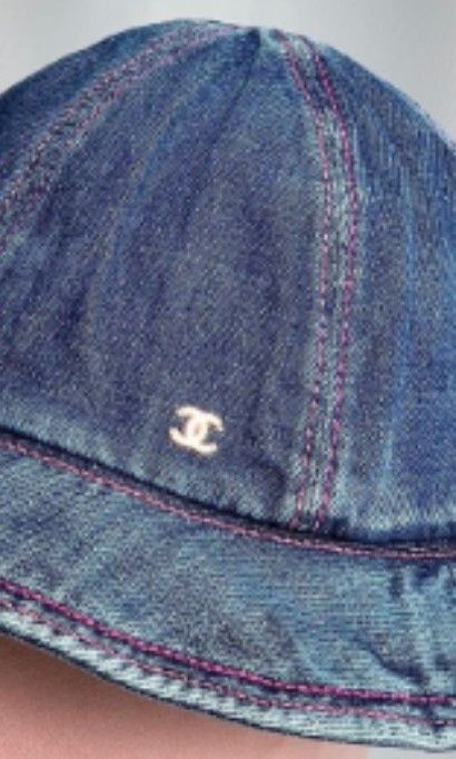 Chanel bucket hat denim sale