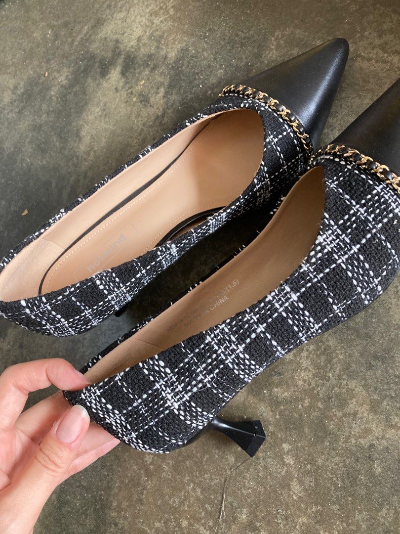 Chanel style cheap heels